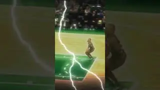 Jaylen Brown 1 Hand throw down dunk