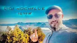 &Uuml;ber die Eisenleiter auf den Rigi Hochflue 1699m 🇨🇭