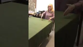 Sapphire Moss Ombre Irish Linen Video 2
