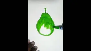 How to Draw Guava Fruit &ndash; Step by Step#shorts#art#drawing#sketch#youtubeshorts#youtube