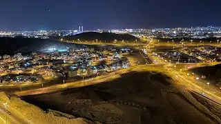 Al Amerat Heights - beautiful night view of Muscat, Oman | Night vlog | Amerat heights view point |