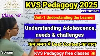 Understanding Adolescence needs challenges and physical cognitive social emotional Development |kvs|
