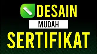 Desain Mudah SERTIFIKAT A4 I CorelDraw2020