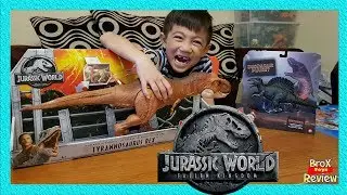 Jurassic World Thrash N Throw Tyrannosaurus Rex unboxing