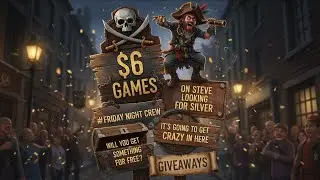 $6 games #Friday night crew it's going to get crazy in here get something for free Giveaways