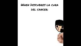 when descubres la cura del cancer: #memes #bobesponja #shipost #humor #shorts
