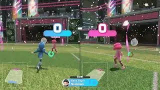 Party mode beta test, Football 1 v 3 minigame [Part 2] - Nintendo Switch Sports