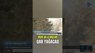 Bu g&uuml;n QAR YAĞACAQ - Hava şəraiti ilə bağlı XƏBƏRDARLIQ