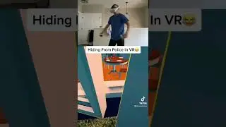 Hiding From Police In Thief Simulator VR! #shorts