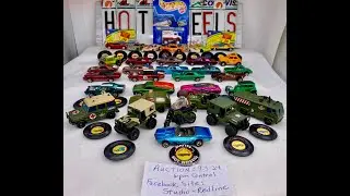 Redlines, Color Changers, Military Matchbox & Plastic Buttons‼️ Auction: 9/3 on FB: Studio-Redline