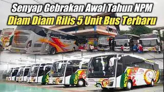 MAKIN MENYALA SUHU ‼️KEJUTAN AWAL TAHUN NPM RILIS 5 UNIT BUS TERBARU, PERSIAPAN ARUS MUDIK