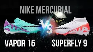 Обзор NIKE MERCURIAL ZOOM VAPOR 15 ACADEMY / Сравнение с NIKE MERCURIAL SUPERFLY 9