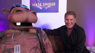 Entrevista a David Hasselhoff tras descubrir que era Hipopótamo | Mask Singer: Detrás de la máscara