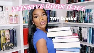JUST A BOOK HOARDER, HOARDING MORE BOOKS✨| huge 70+ book haul