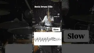 🔥🥁Rock Drum fills🥁🔥 No.4 (Drum Tap) #rockdrummer #rockdrumming #metal #teachdrums #teaching #no4