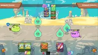 AXIE ARENA Плант-Потрошитель vs. Рептилии KGB  + бой  в одиночку с собратом и двумя Рыбами