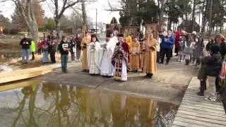 The Outdoor Blessing of the Waters - Theophany 2013