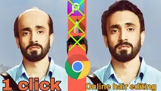 Online hair editing.1click korke apna hair style change kore online pe.Ai photo editing.hair editing