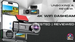 🚗 4K WiFi Dashcam &ndash; Crystal Clear Driving Footage!   Full Review & Unboxing 📸✨