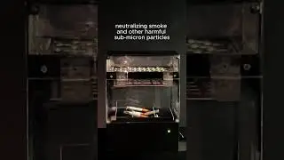 Watch Aireshield Clear Cigarette Smoke in Seconds | Plasma Air Purification Demo #smokefilter