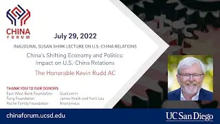 China&rsquo;s Shifting Economy and Politics: Impact on U.S.-China Relations