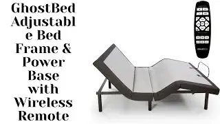 ghostbed adjustable bed frame & power base