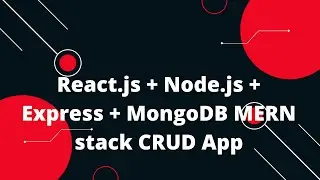 React.js + Node.js + Express + MongoDB MERN stack CRUD App Redux Toolkit  #1