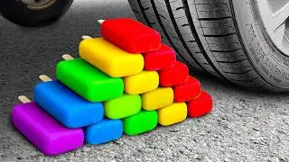 COCA COLA BALLOON VS CAR, Coca Cola Zero, PowerAde, Fanta, Sprite, Fruko and Mentos Diff Unde