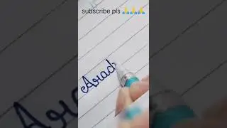 Aradhana beautiful name, english Handwriting,#handwriting