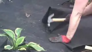 Installing Landscape Fabric