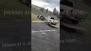 blown zf6 100 miles from home 😅 on a 600mile trip
