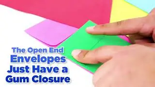 Colored Clasp &amp; Open End Envelopes