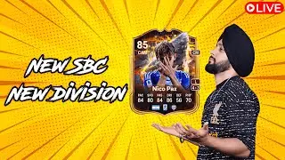 SBC- NICO PAZ IS REALLY GOOD? 🔴 DIVISION 2 CHAOS STARTS 🔴ROAD TO ELITE DIVISION