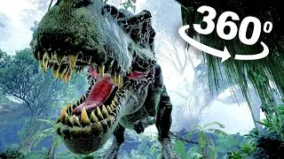 360 VR VIDEOS - Dinosaur VR VIDEO 3D Split Screen for Virtual Reality VR BOX 3D SBS not 360 VR