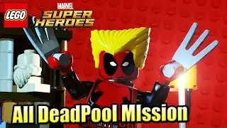 All DeadPool MIssion - LEGO Marvel Super Heroes 1 (PS4 Remastered)