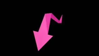 Video Gooroo - Alpha Down Folding Arrow Overlay Animation