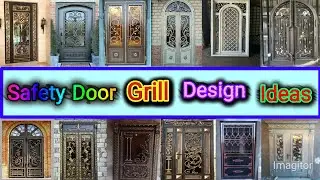 Safety door grill design ideas | iron grill door design #arasha6451