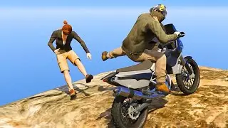 GTA V - Funny Bike Kick Compilation