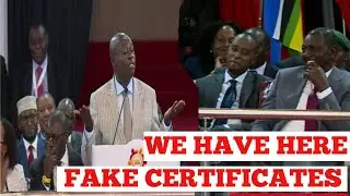 KUNA WATU WAJASOMA!!FEARLESS RIGATHI EXPOSSED SAKAJA WITH FAKE CERTIFICATE THAT FORCED RUTO LAUGH