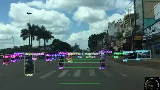Vehicle detection, tracking and speed estimation from front view
