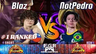 🔥 SF6 ▰ BLAZ  ( #1 SAGAT  ) VS NOTPEDRO ( #2 KEN )   ▰🔥  Street Fighter 6
