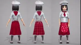video 3D Cooking Chief character | Cooking Fever