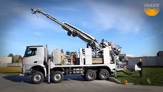 The new Multidrill XL MAX MRS drill rig mounted un Mercedes truck