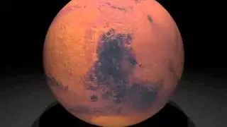 360 degree Mars image rendered with povray