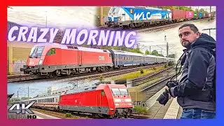 Busy Morning Traffic -Trackside Vibes Ep.10 #trainspotting #railfan #germany #travel