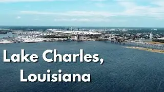 Lake Charles, Louisiana Drone Footage || Lake Charles Civic Center and Boardwalk || Mavic Mini SE
