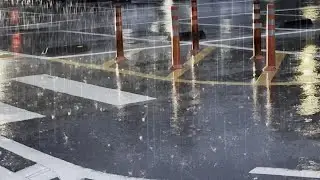 A DOWNPOUR THAT CREATES STRONG RAIN SOUNDS to help relax for a deep sleep. #rain #insomnia #ASMR
