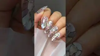 Yes or No? ✨Flower Stained Glass Window Nails! #nails #simplenails #nailart #naildesigns #nailtech