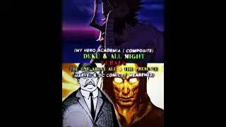 The One Above All & The Presence vs Deku & All Might #shorts