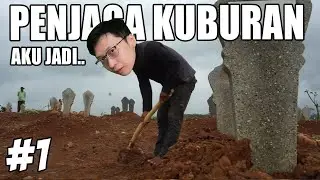 Aku Jadi PENJAGA KUBURAN di Dunia Penuh ZOMBIE! - Zombie Graveyard Simulator Gameplay - Part 1
